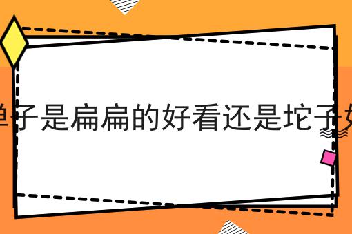 金弹子是扁扁的好看还是坨子好看