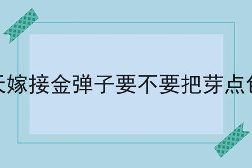 春天嫁接金弹子要不要把芽点包住