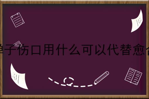 金弹子伤口用什么可以代替愈合剂